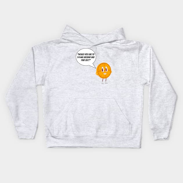 THE FIND OUT BUBBLE CLOCK! Kids Hoodie by ForAllNerds